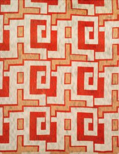 Tessuto per arredamento, per Alan Walton Textiles. Inghilterra, 1935-36. Cotone stampato e rayon.
