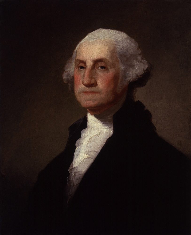 George Washington ritratto da Gilbert Stuart (1796)