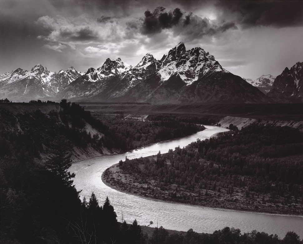 The Tetons and the Snake River, Grand Teton National Park, Wyoming, 1942 - Ansel Adams.