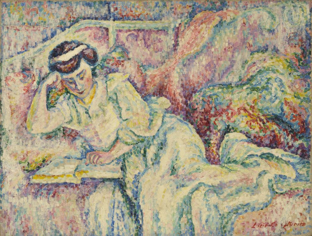 0168417 - Lucie Cousturier, Donna che legge, 1907. Museum of Modern Art (MoMA), New York, USA