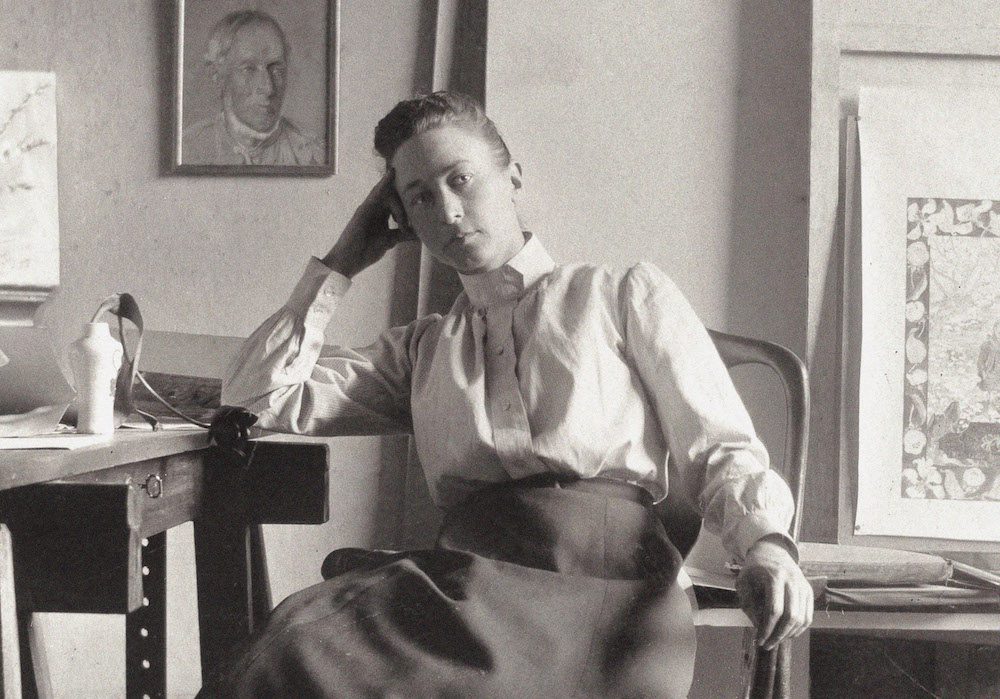 Q001434 - Hilma af Klint nel suo studio a Hamngatan, Stoccolma, 1895 