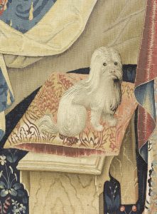 Tapestry of the Lady and the Unicorn: To my only wish. Detail - RMN-Grand Palais - RM00945