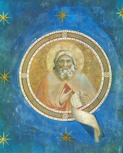 Smaller medallion of the vault with Prophet Baruch – Giotto, Scrovegni Chapel, Padua, Italy – 0025982