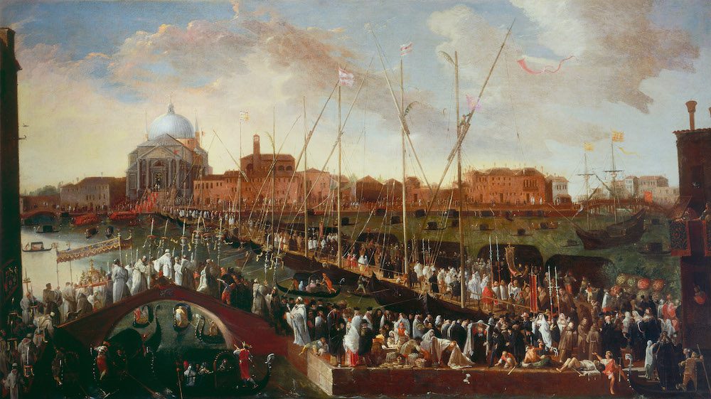 CP00502 – Joseph il Giovane Heintz, La processione del Redentore, Museo Correr, Venezia, Italia 