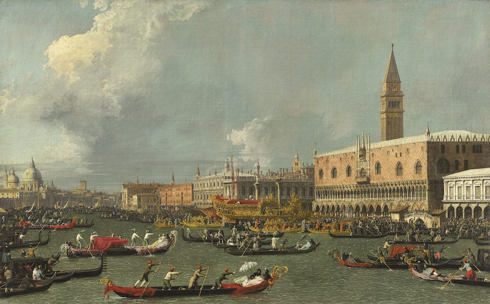 PC46381 - Canaletto, Venice, the Return of the Bucintoro on Ascension Day (early 1730s), Auction 23859/2025, lot 8. Private Collection 