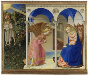 The Annunciation, c. 1426 (after 2018-2019 restoration) - Angelico, Fra (1387-1455)