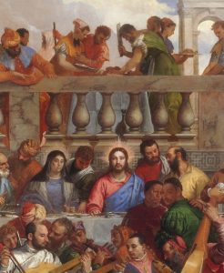 Veronese (Caliari, Paolo detto 1528-1588), Nozze di Cana, dettaglio (Cristo) - Louvre, Parigi, Francia - 0152828