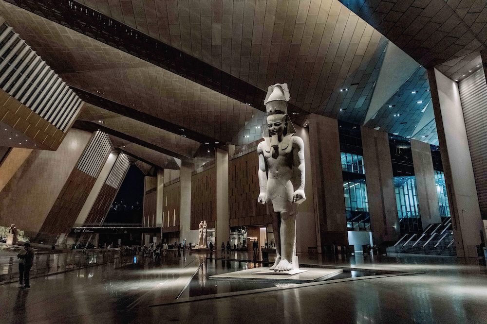 SB01671 - Il Grande Museo Egizio (GEM), sull'Altopiano di Giza, Egitto, febbraio 2025 © Julien Faure/Leextra 