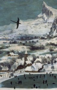 The Return of the Hunters, 1565, detail, Kunsthistorisches Museum, Vienna, Austria – DeAgostini Picture Library/Scala, Florence – DA90258