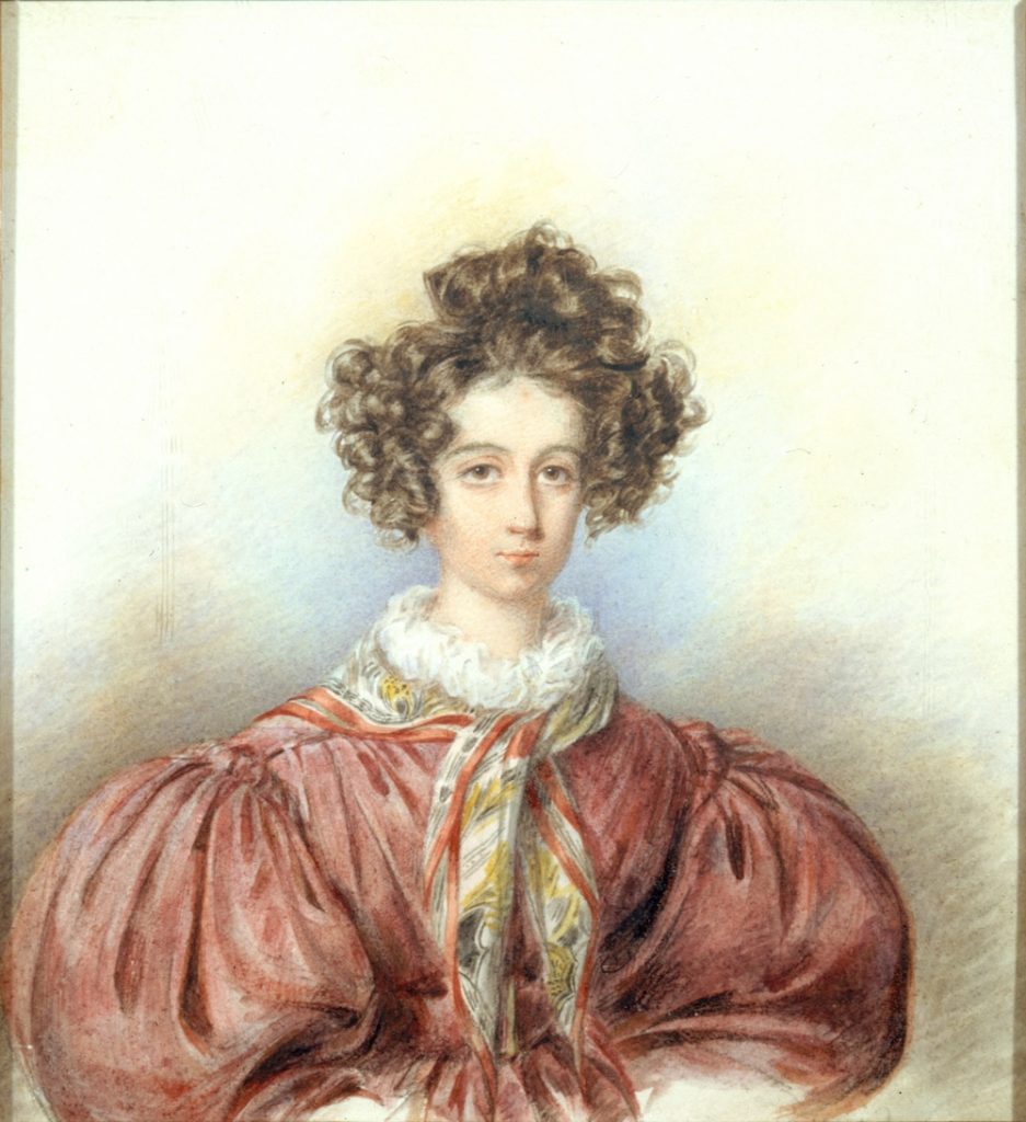 Q003803 – Candide Blaize (1795-1855), Portrait of George Sand, 1830. Musée de la Vie Romantique, Parigi