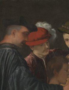 Tiziano (Vecellio, Tiziano 1488-1576), Concerto, dettaglio, circa 1600-50; National Gallery, Londra, Gran Bretagna - NG02663