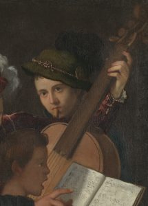Tiziano (Vecellio, Tiziano 1488-1576), Concerto, dettaglio, circa 1600-50; National Gallery, Londra, Gran Bretagna - NG02664