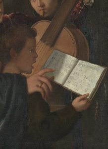 Tiziano (Vecellio, Tiziano 1488-1576), Concerto, dettaglio, circa 1600-50; National Gallery, Londra, Gran Bretagna - NG02667