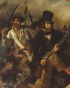 Eugène Delacroix, Liberty Leading the People, detail, Musée du Louvre, Paris, France, Scala, Florence. 0127273