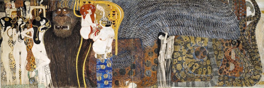AA00002 Gustav Klimt, Il 'Fregio di Beethoven'. Palazzo della Secessione, Vienna 