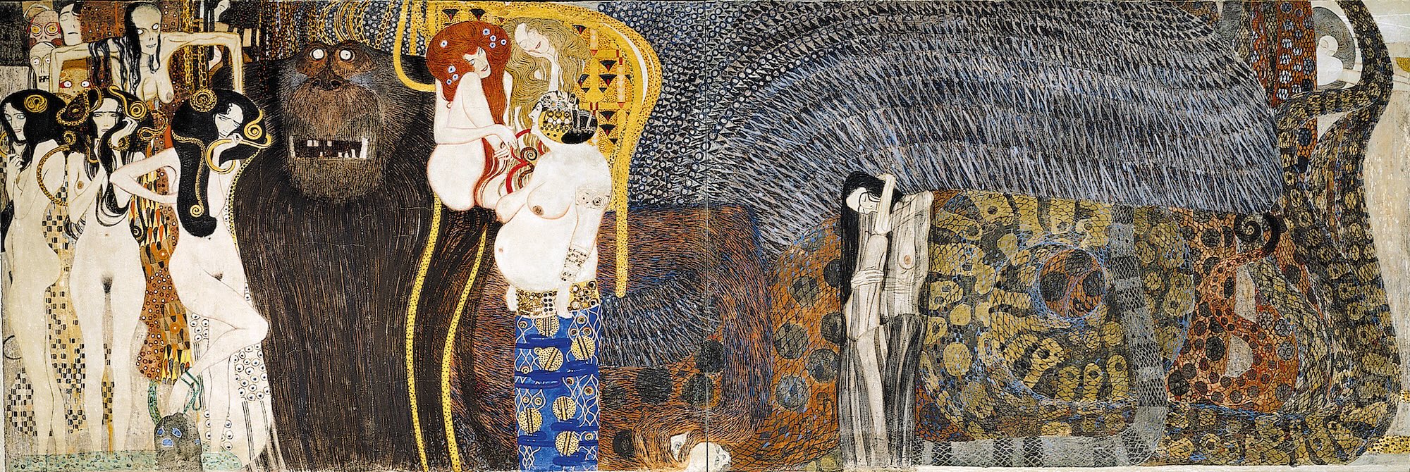 AA00002 Gustav Klimt, Il 'Fregio di Beethoven'. Palazzo della Secessione, Vienna