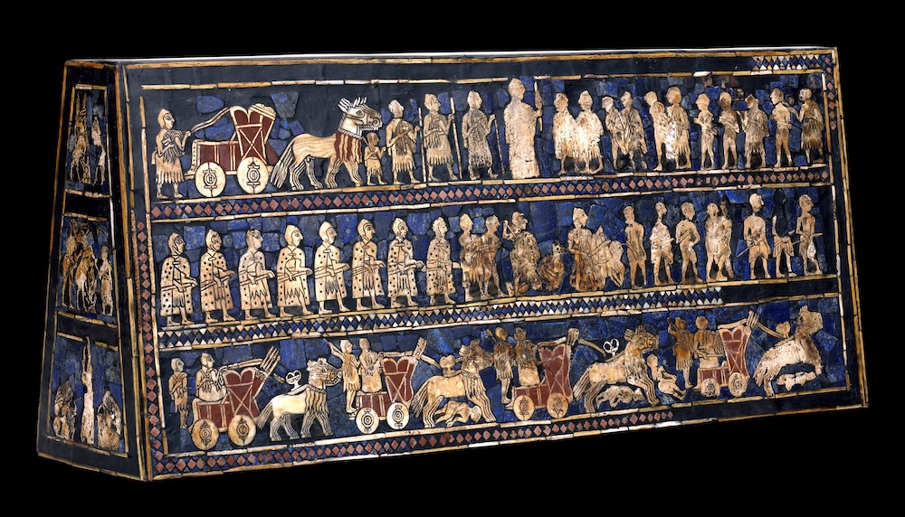 Stendardo di Ur, lato della Guerra, conservato al British Museum - BM00176 