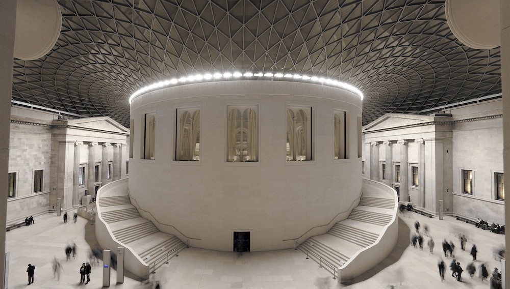 Great Court e Reading Room del British Museum di Londra - La Great Court. British Museum, Londra - BM00701 