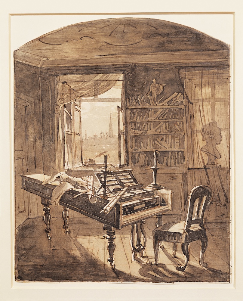 DE13137 - Austria, XIX secolo. Lo studio del compositore Ludwig van Beethoven a Vienna.  
Historisches Museum der Stadt Wien, Vienna 