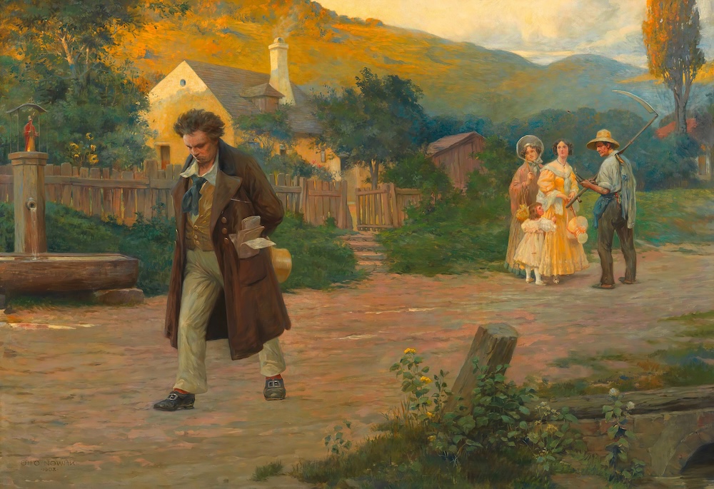 Q002883 -  Otto Robert Nowak, The Lonely Master, 1908. Wien Museum, Vienna 